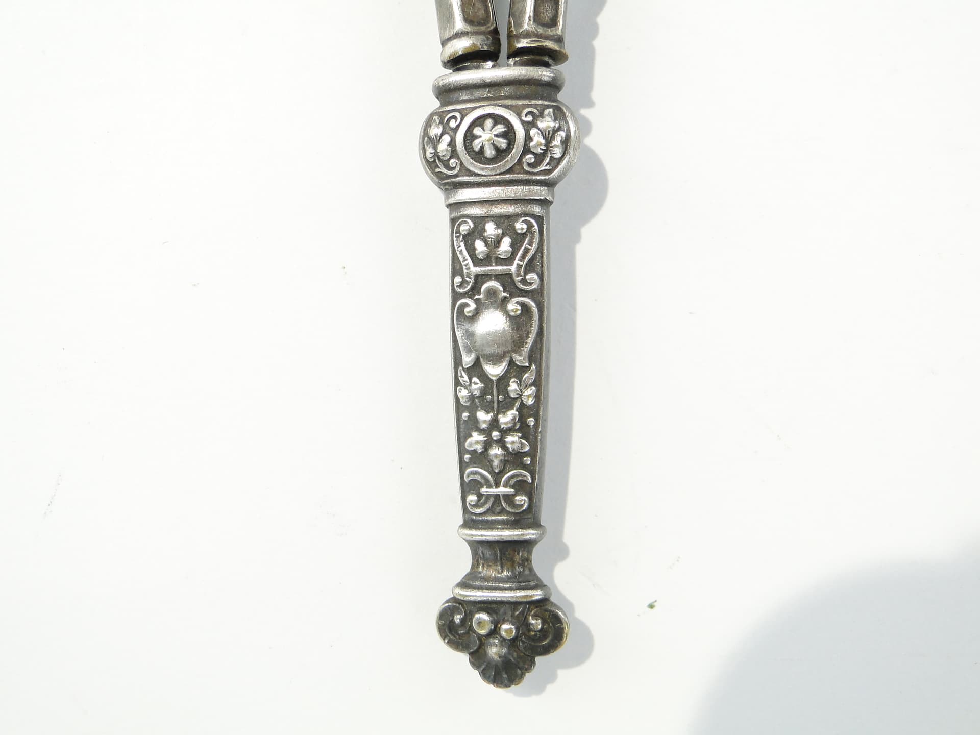 Eclectic Table Scissors, silver, brass, steel, Poland, 19th century - 347103