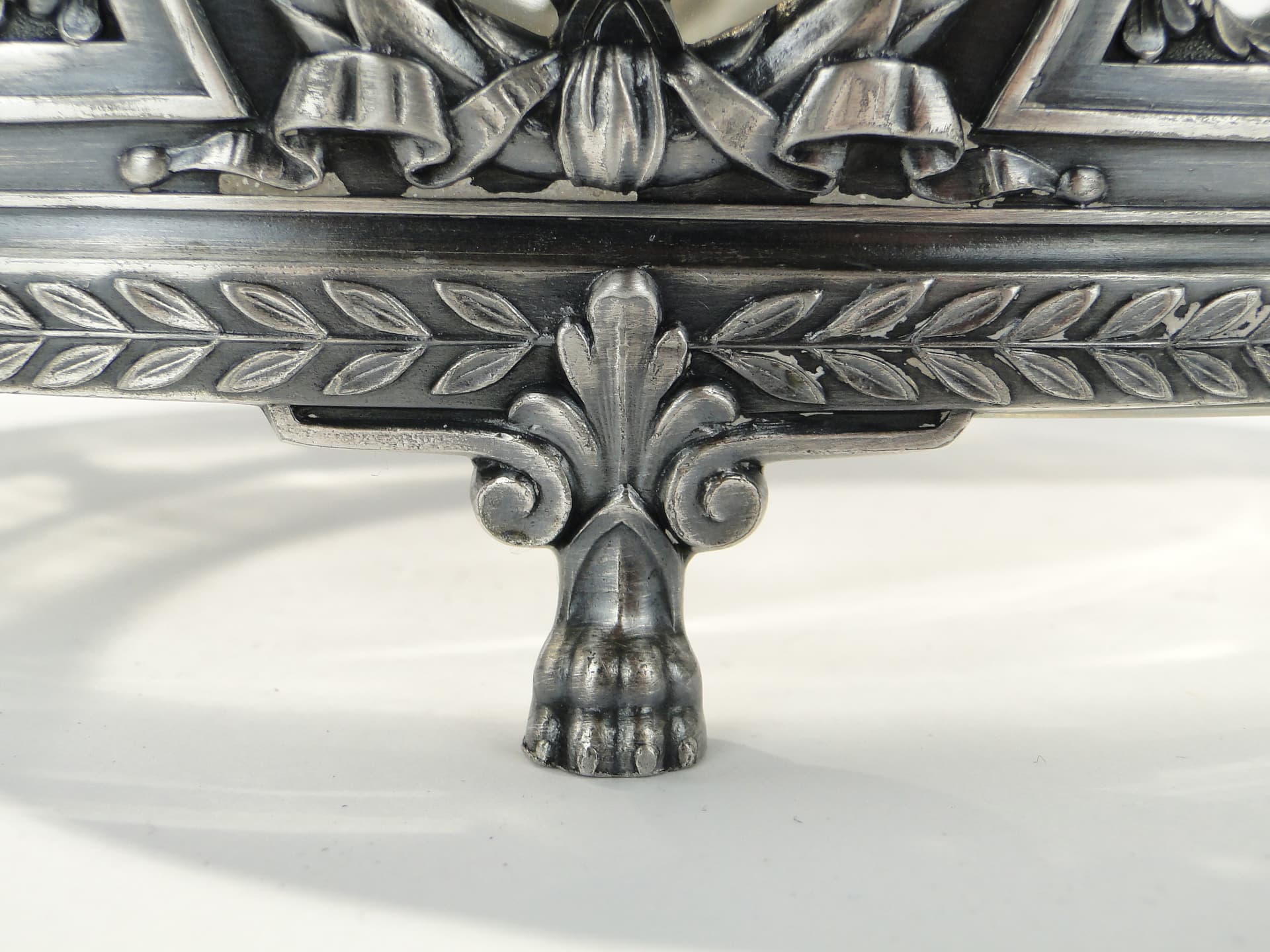 Jardinière, historicist, silver, silver-plated pewter, crystal, Towarzystwo Verit, Poland, early 20th c. - 347236