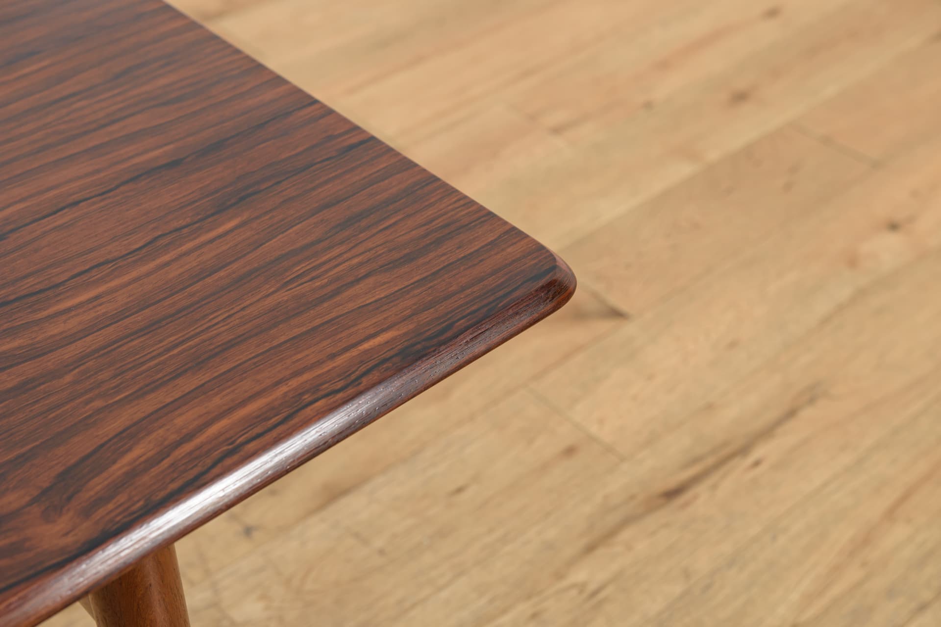 Coffee table, brown rosewood, brown teak, Denmark, 1960s. - 347293