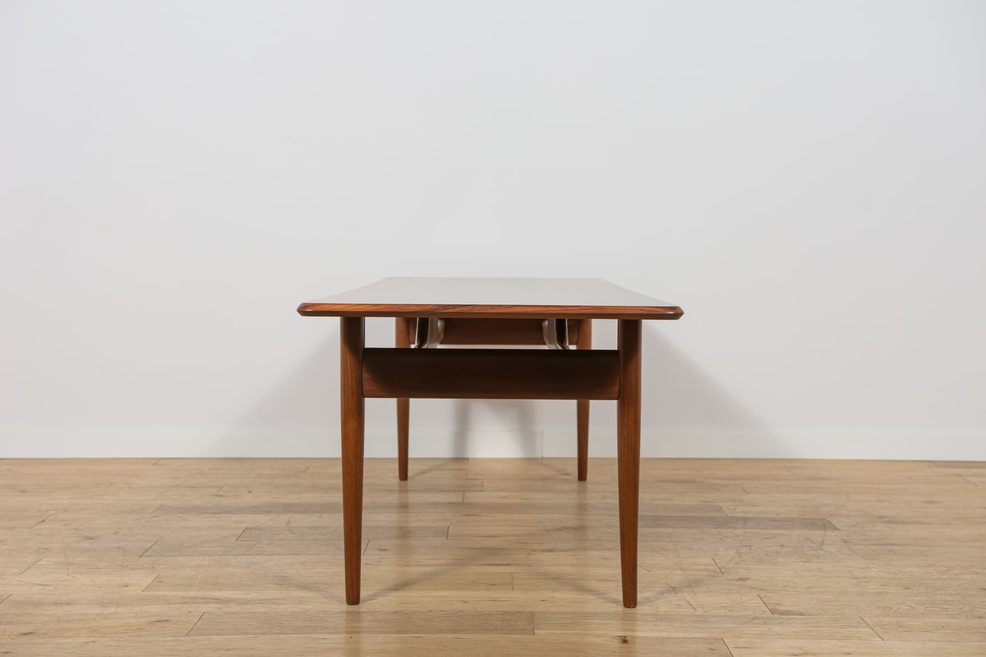 Coffee table, brown rosewood, brown teak, Denmark, 1960s. - 347299