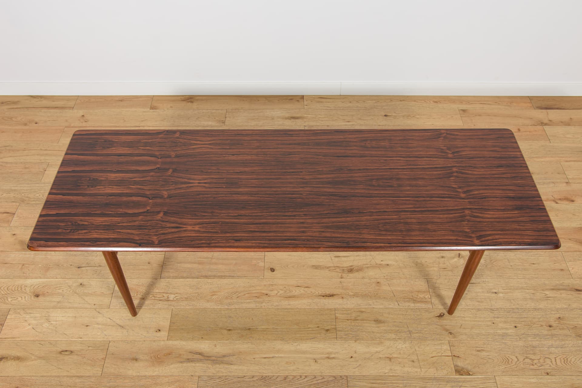 Coffee table, brown rosewood, brown teak, Denmark, 1960s. - 347292