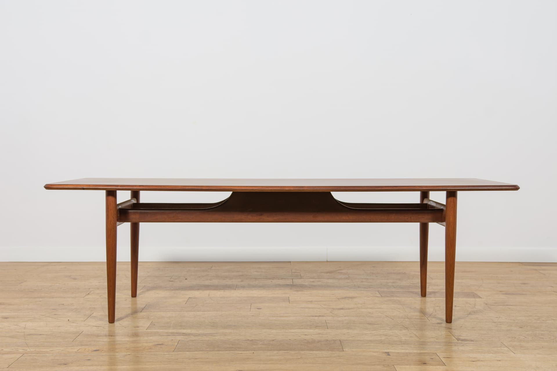 Coffee table, brown rosewood, brown teak, Denmark, 1960s. - 347291