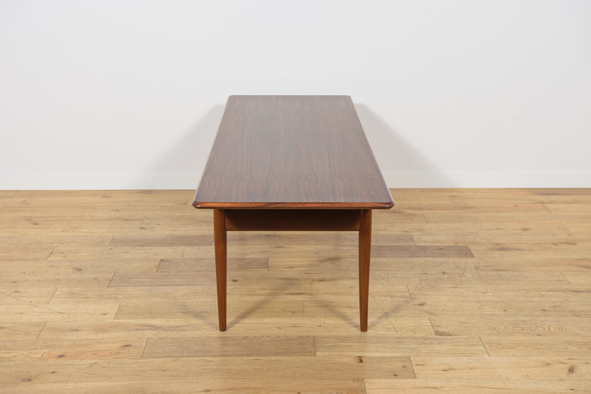 Coffee table, brown rosewood, brown teak, Denmark, 1960s. - 347298