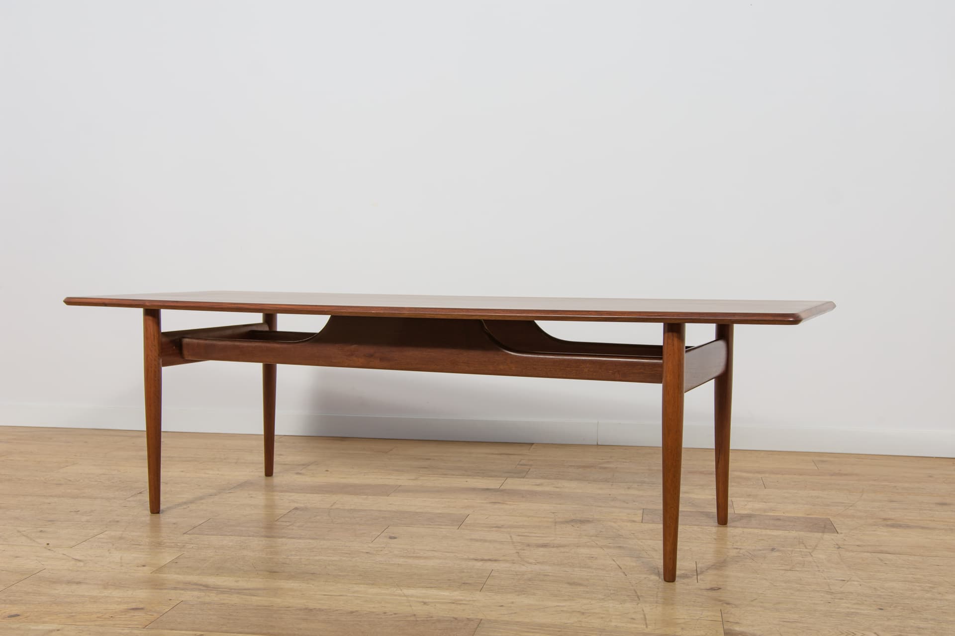 Coffee table, brown rosewood, brown teak, Denmark, 1960s. - 347297