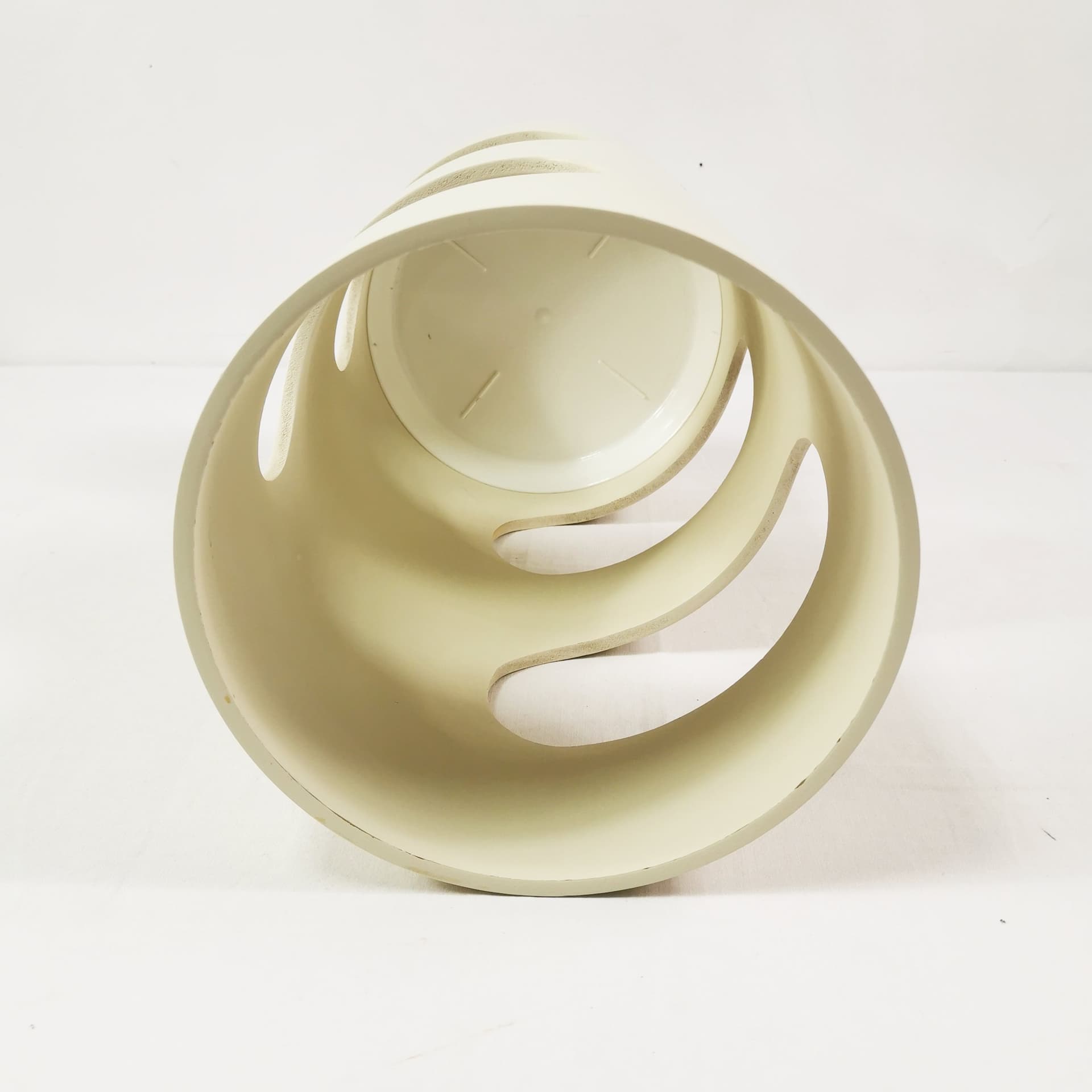 Umbrella Stand Space Age, white resin, Germany, 1960s. - 347494