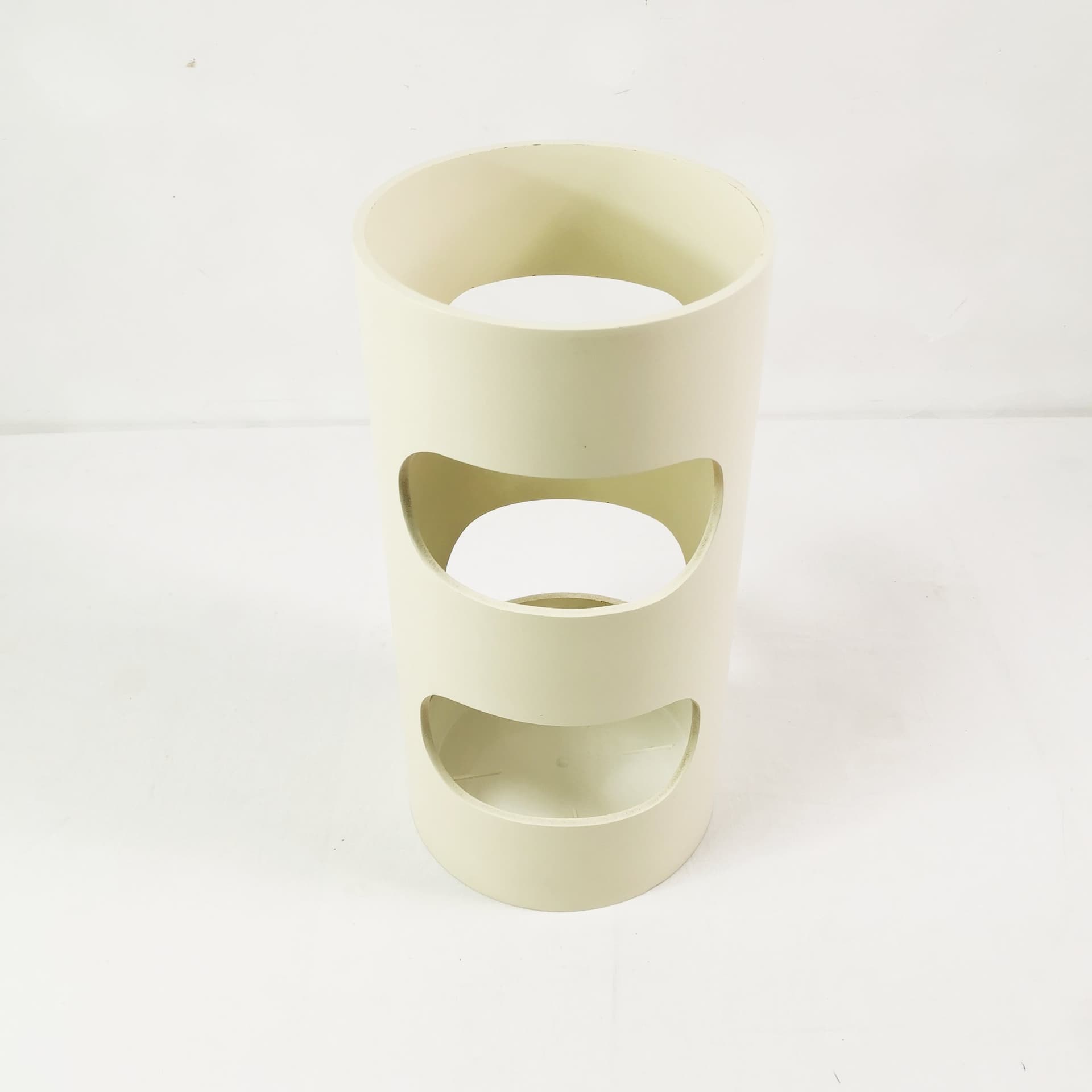 Umbrella Stand Space Age, white resin, Germany, 1960s. - 347491