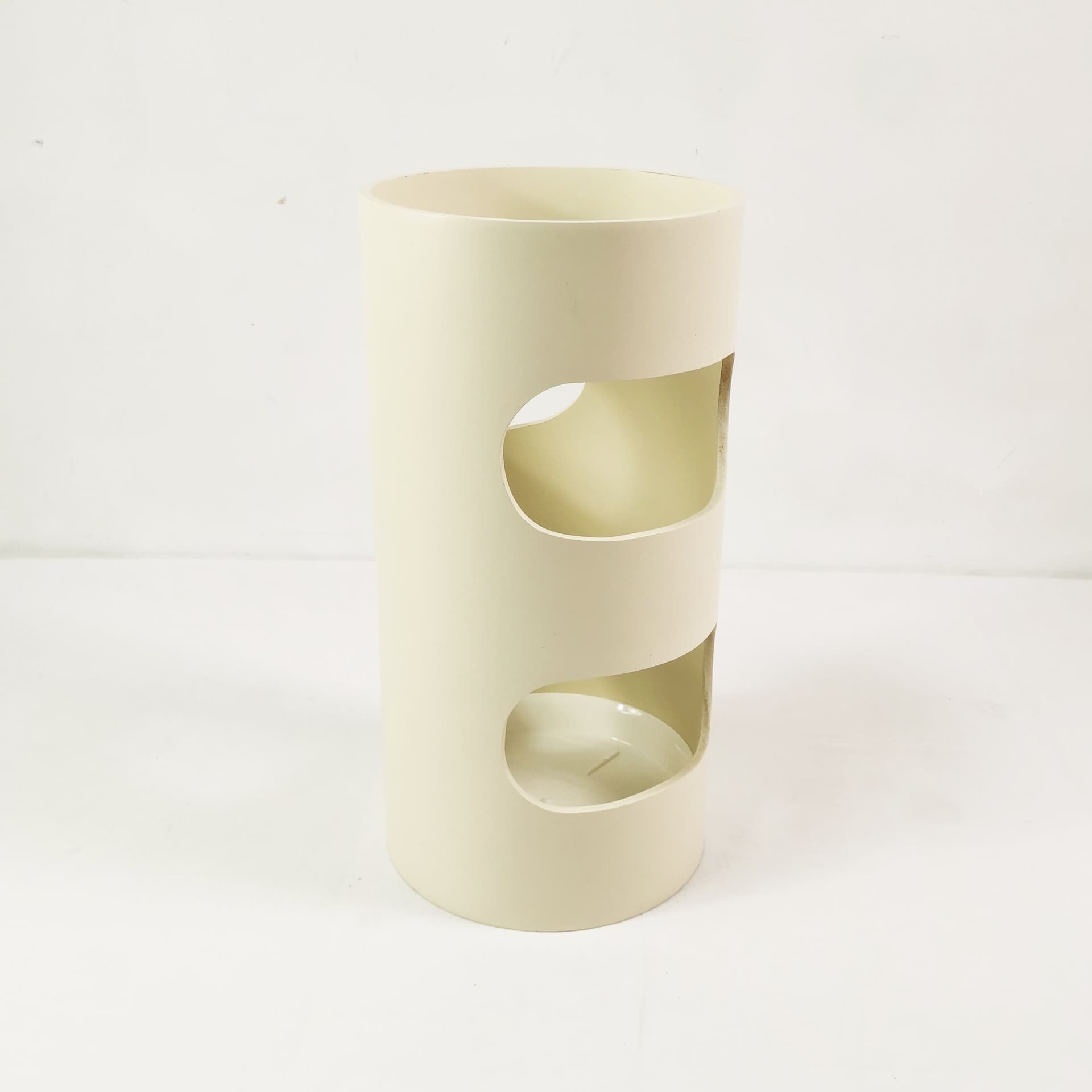 Umbrella Stand Space Age, white resin, Germany, 1960s. - 347493