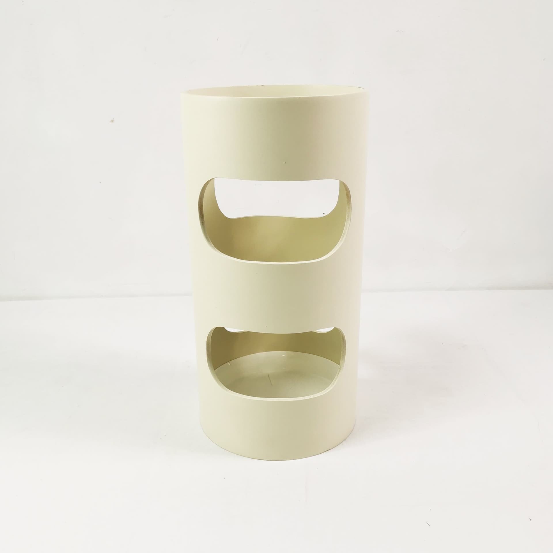 Umbrella Stand Space Age, white resin, Germany, 1960s. - 347492