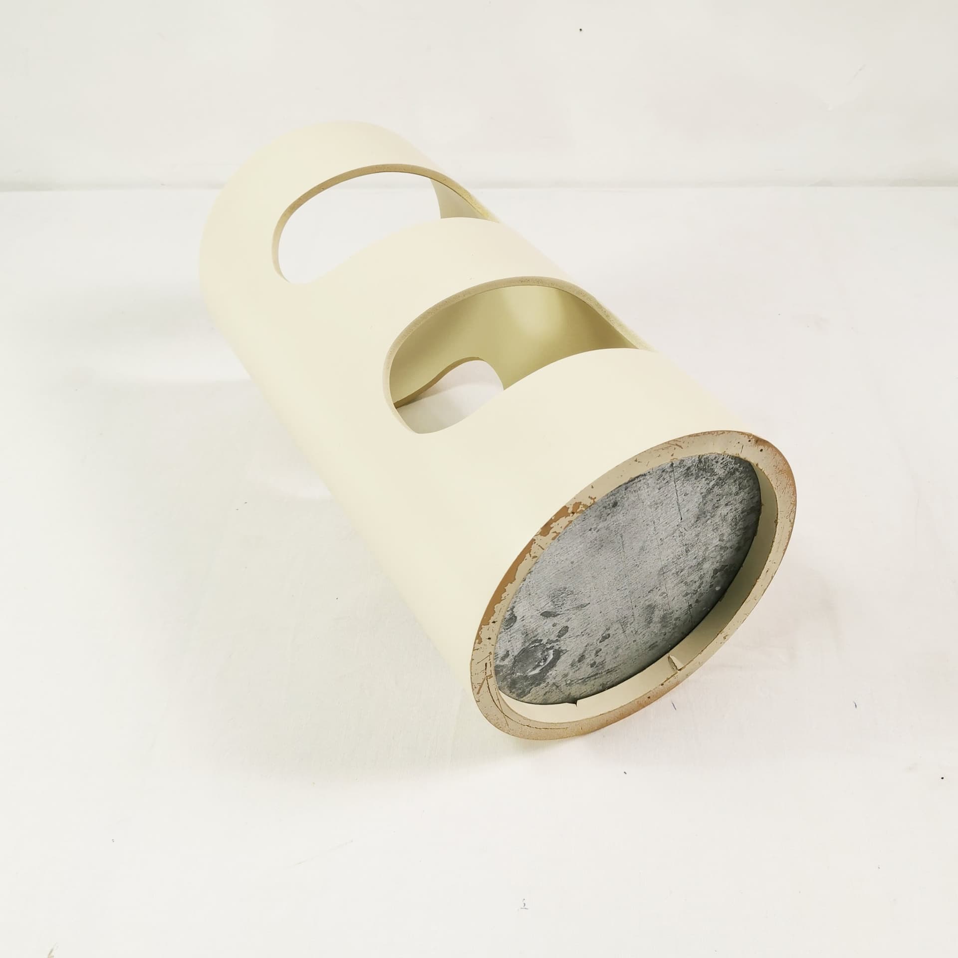 Umbrella Stand Space Age, white resin, Germany, 1960s. - 347497