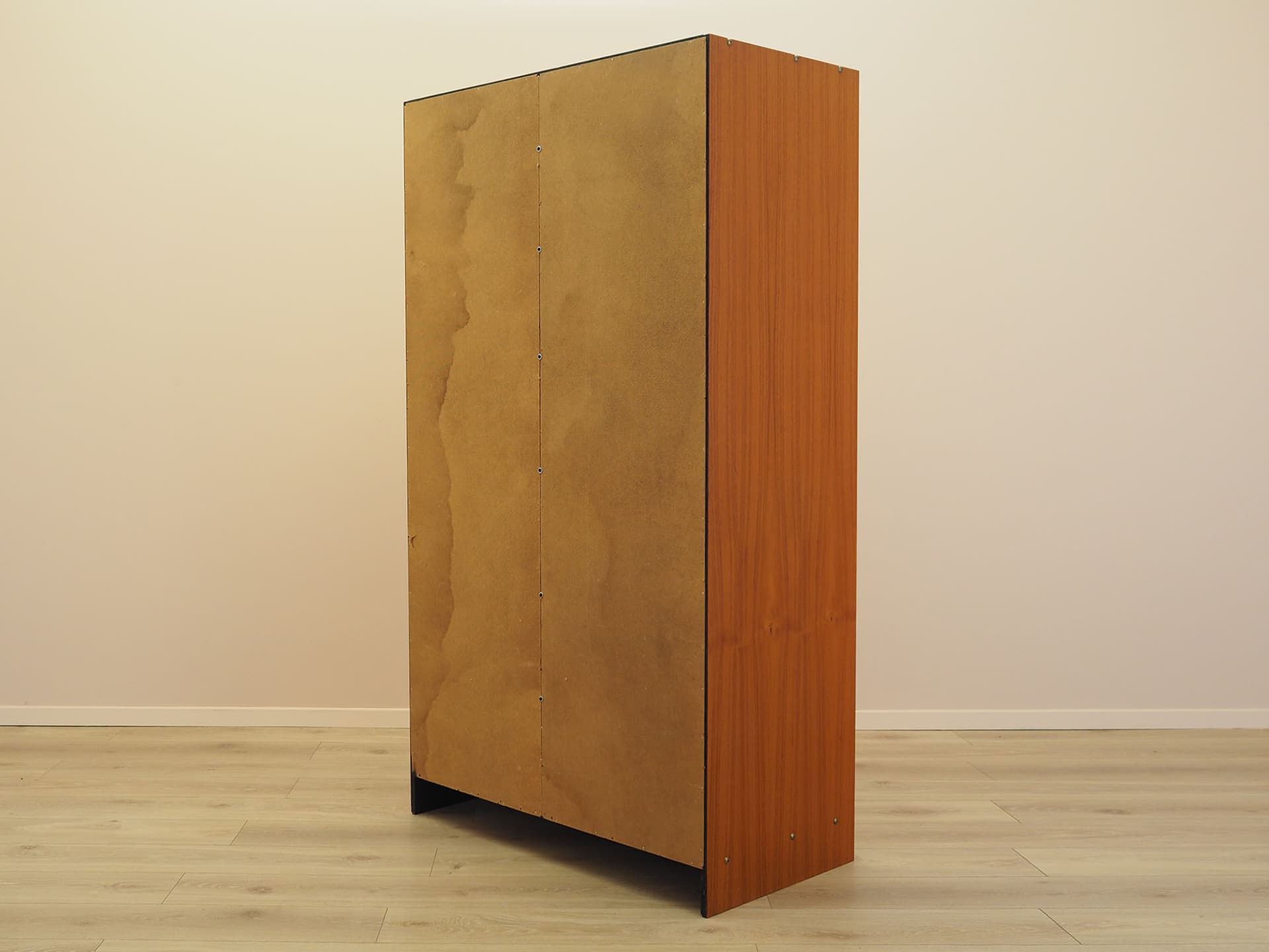 Wardrobe, brown teak, Denmark, 1970s. - 347646