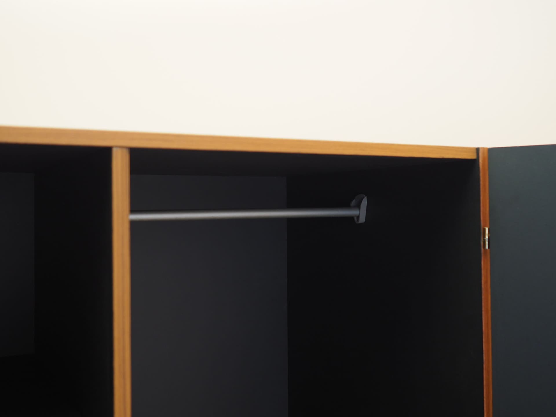 Wardrobe, brown teak, Denmark, 1970s. - 347641