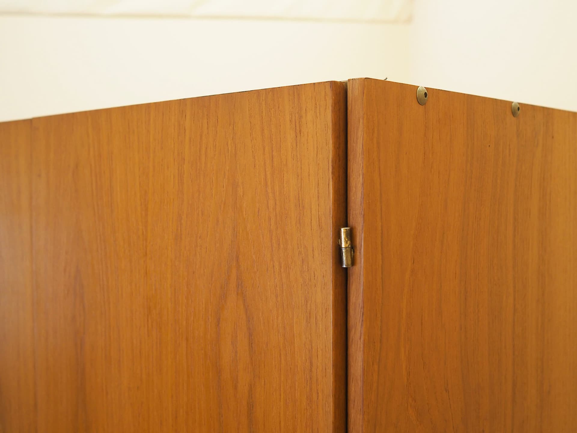 Wardrobe, brown teak, Denmark, 1970s. - 347644