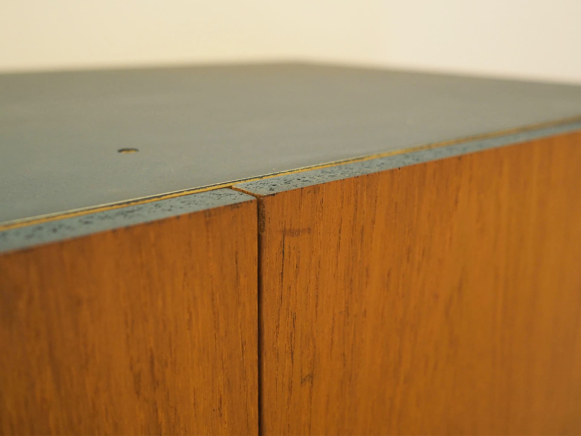 Wardrobe, brown teak, Denmark, 1970s. - 347636
