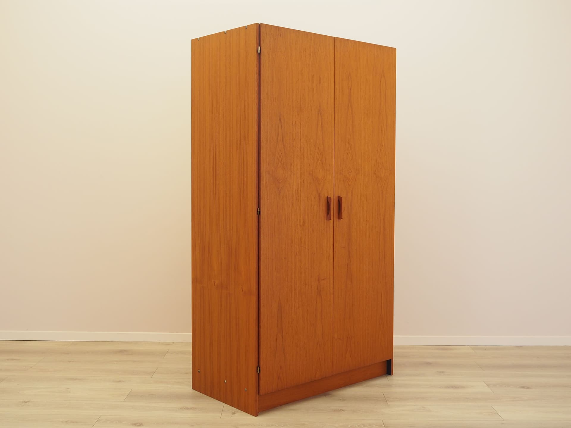 Wardrobe, brown teak, Denmark, 1970s. - 347634