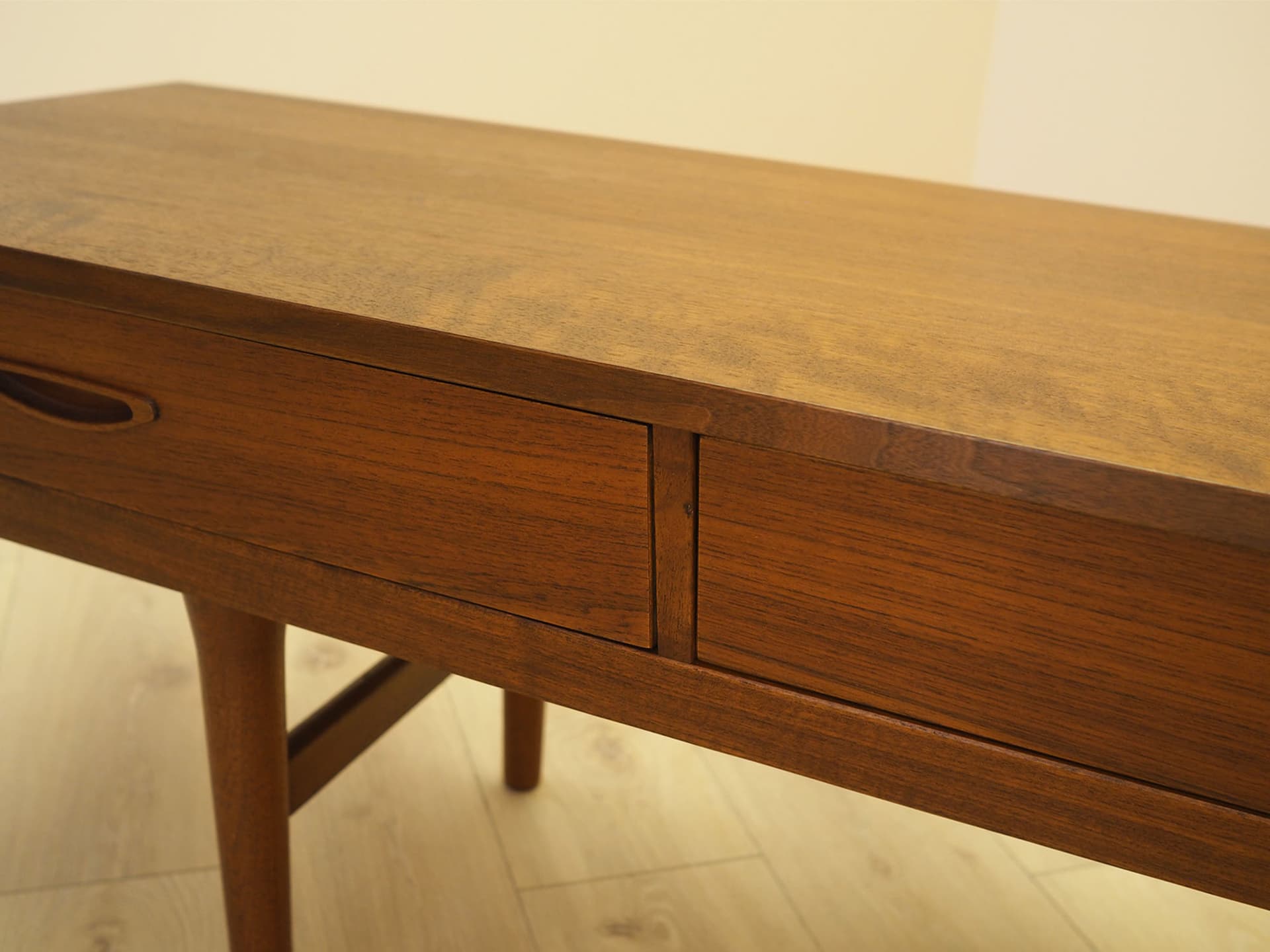 Lowboard, brown teak, wood, Denmark, 1960s. - 347664