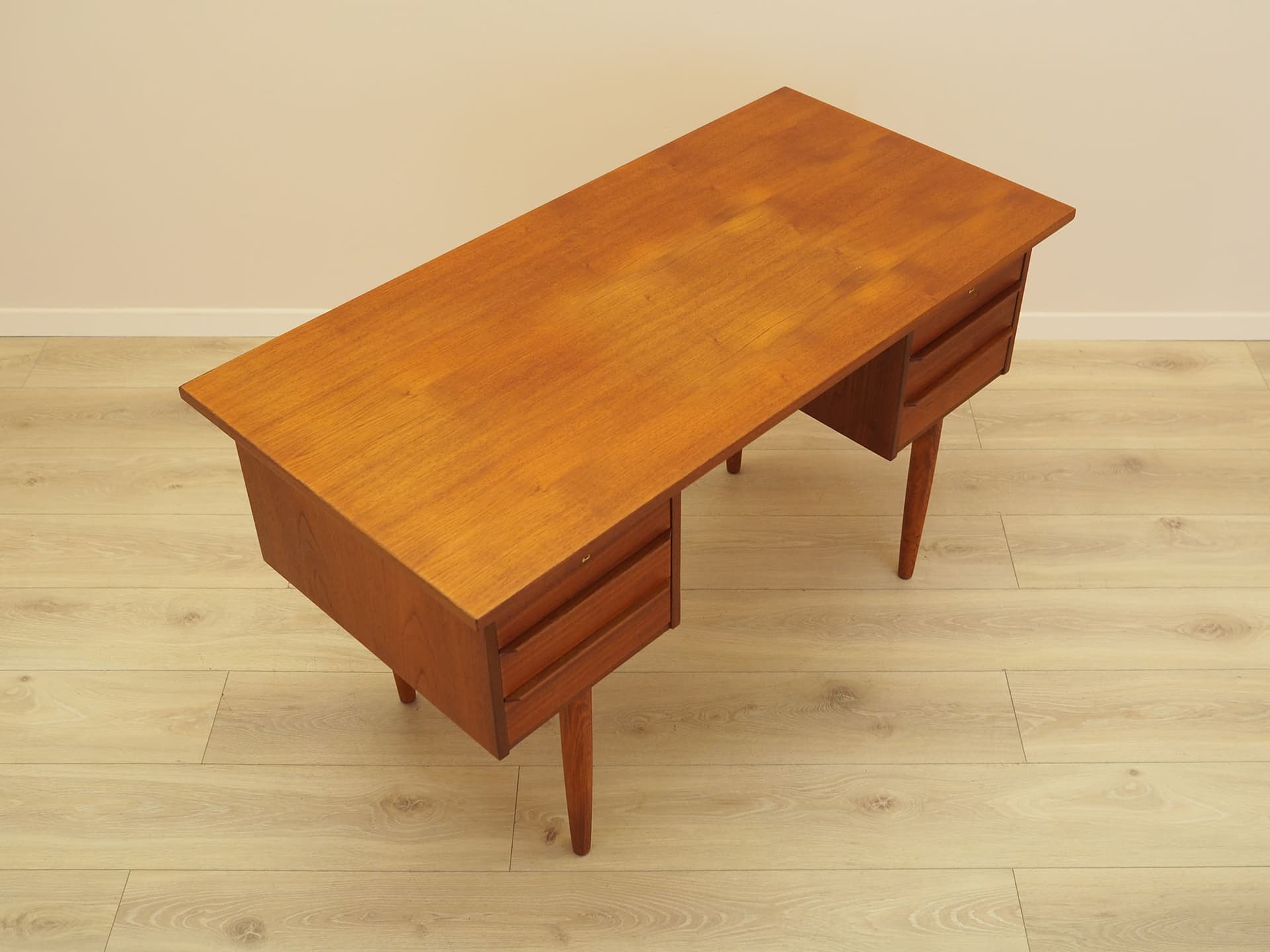 Desk, teak brown, Denmark, 1970s - 347697