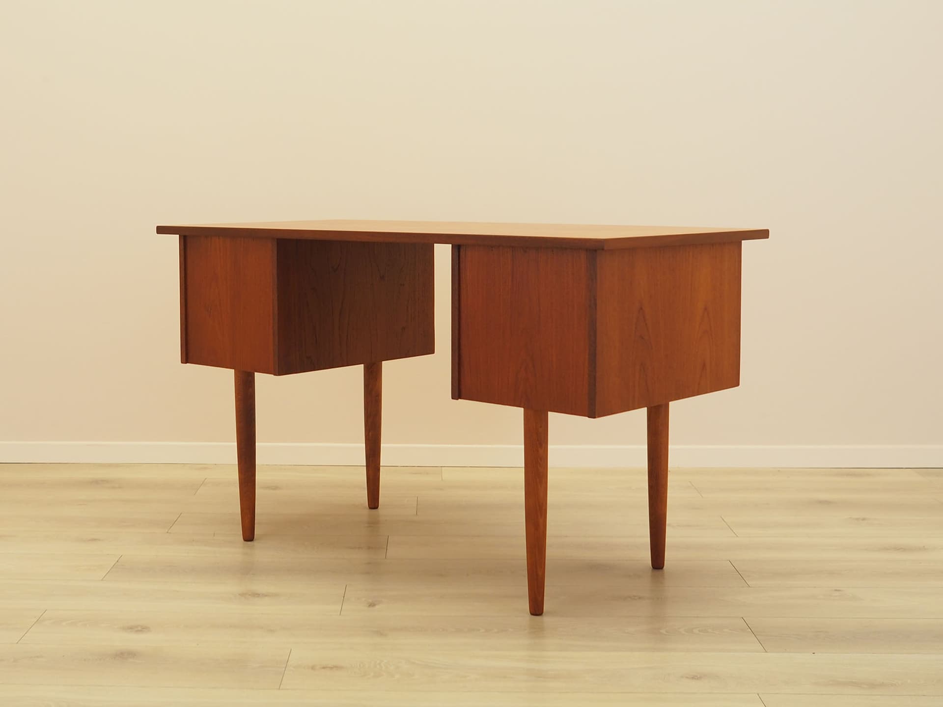 Desk, teak brown, Denmark, 1970s - 347701