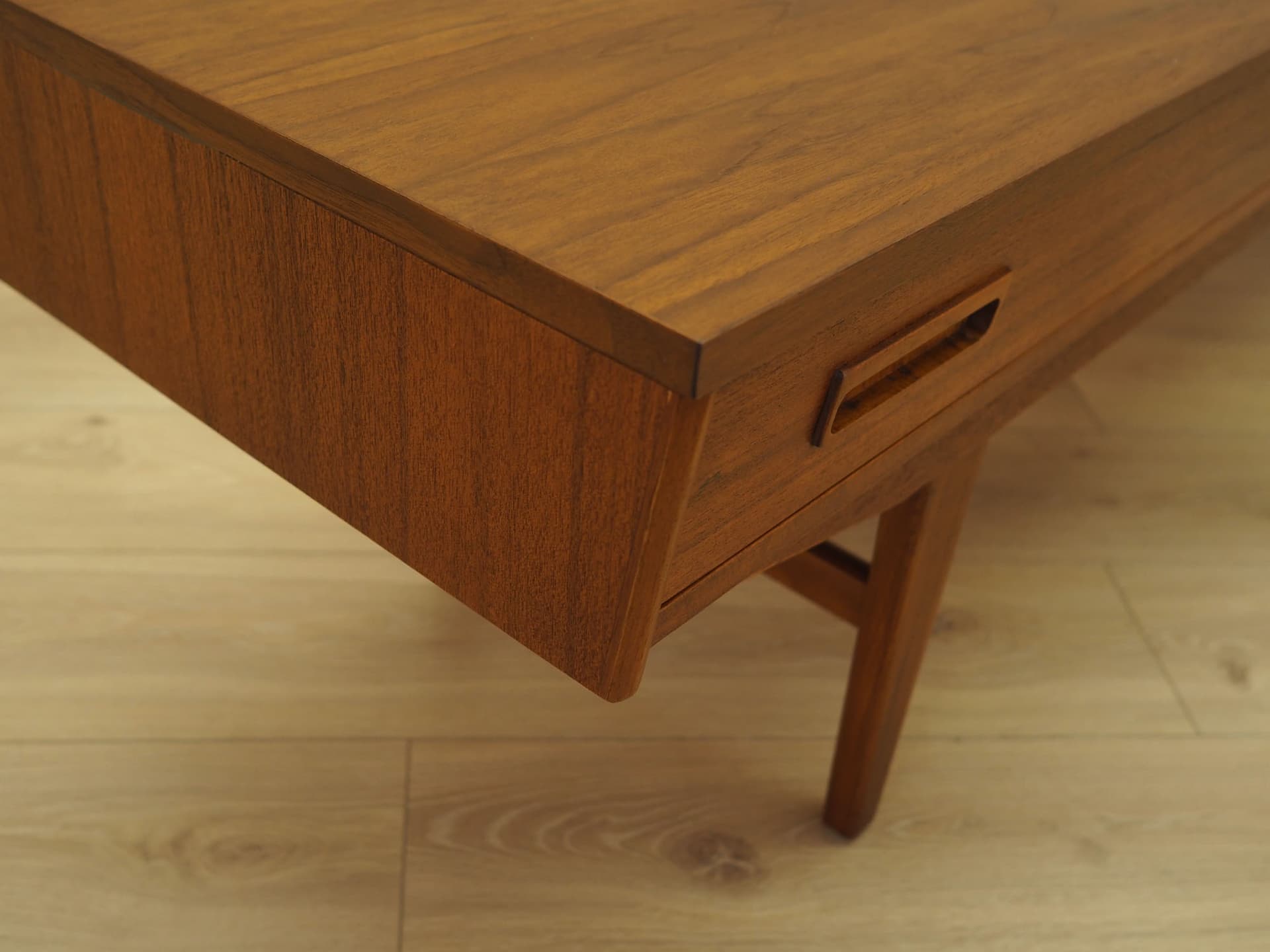 Lowboard, brown teak, Denmark, 1960s. - 347716