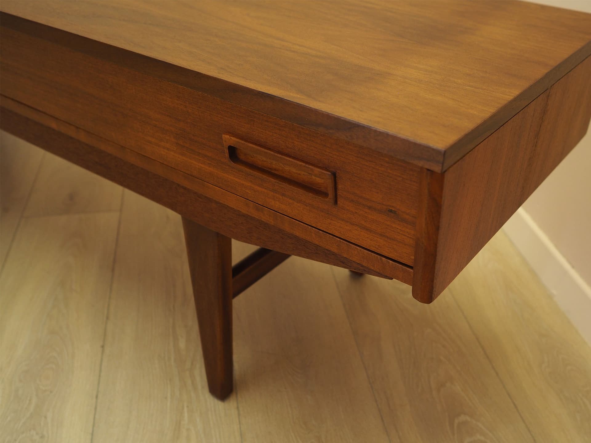 Lowboard, brown teak, Denmark, 1960s. - 347715