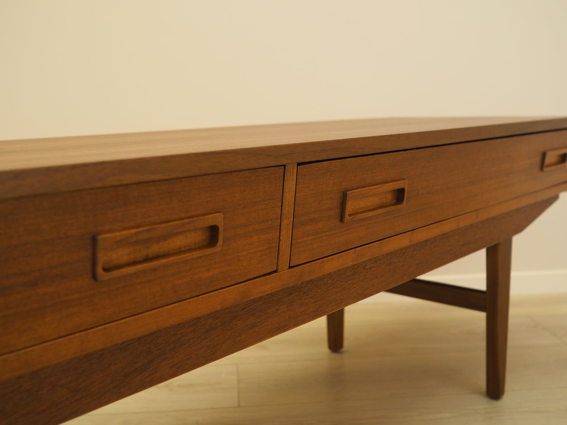 Lowboard, brown teak, Denmark, 1960s. - 347718
