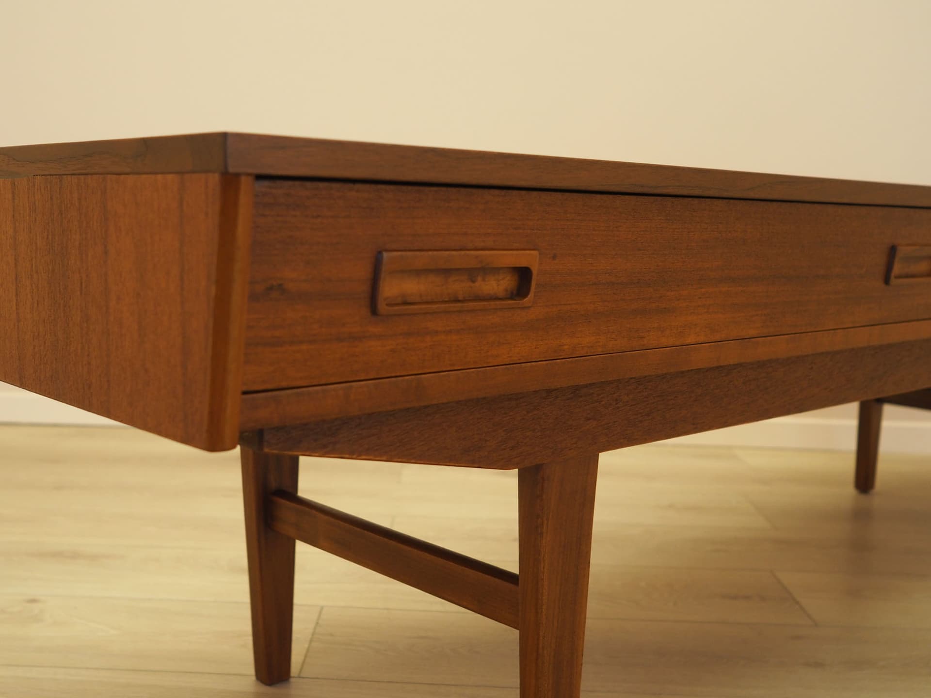 Lowboard, brown teak, Denmark, 1960s. - 347717