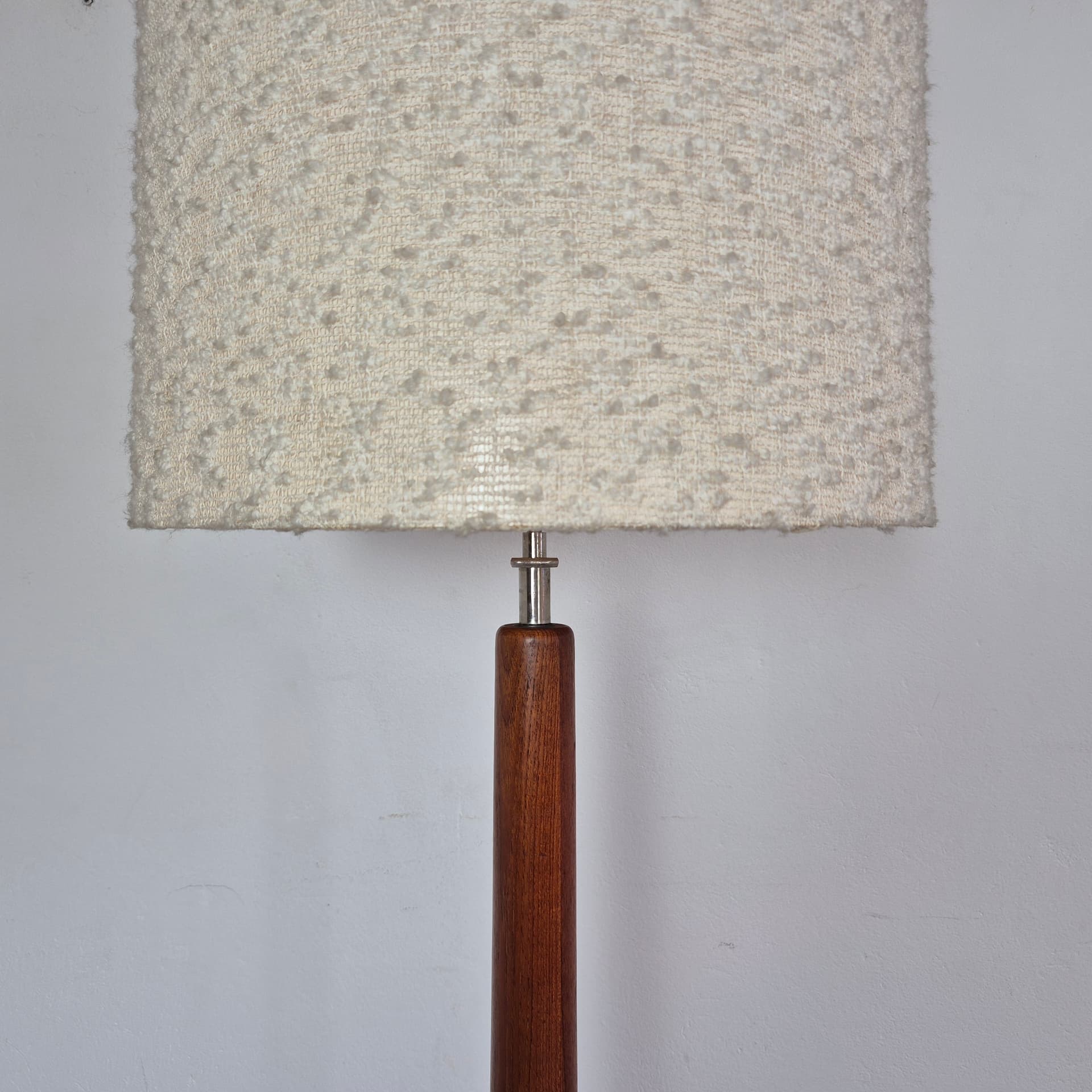 Floor lamp, teak, by L. Brams, Denmark, 1960s. - 347776
