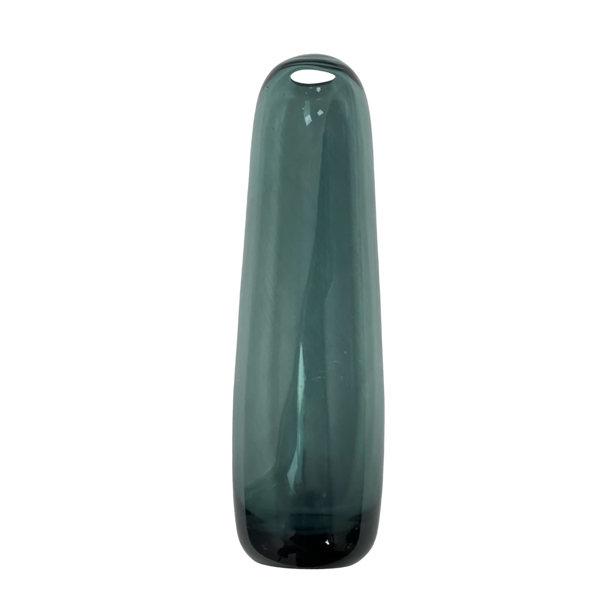 Vase Turmalin, green, glass, by W. Wagenfeld, WMF, Germany, 1960s - 348024
