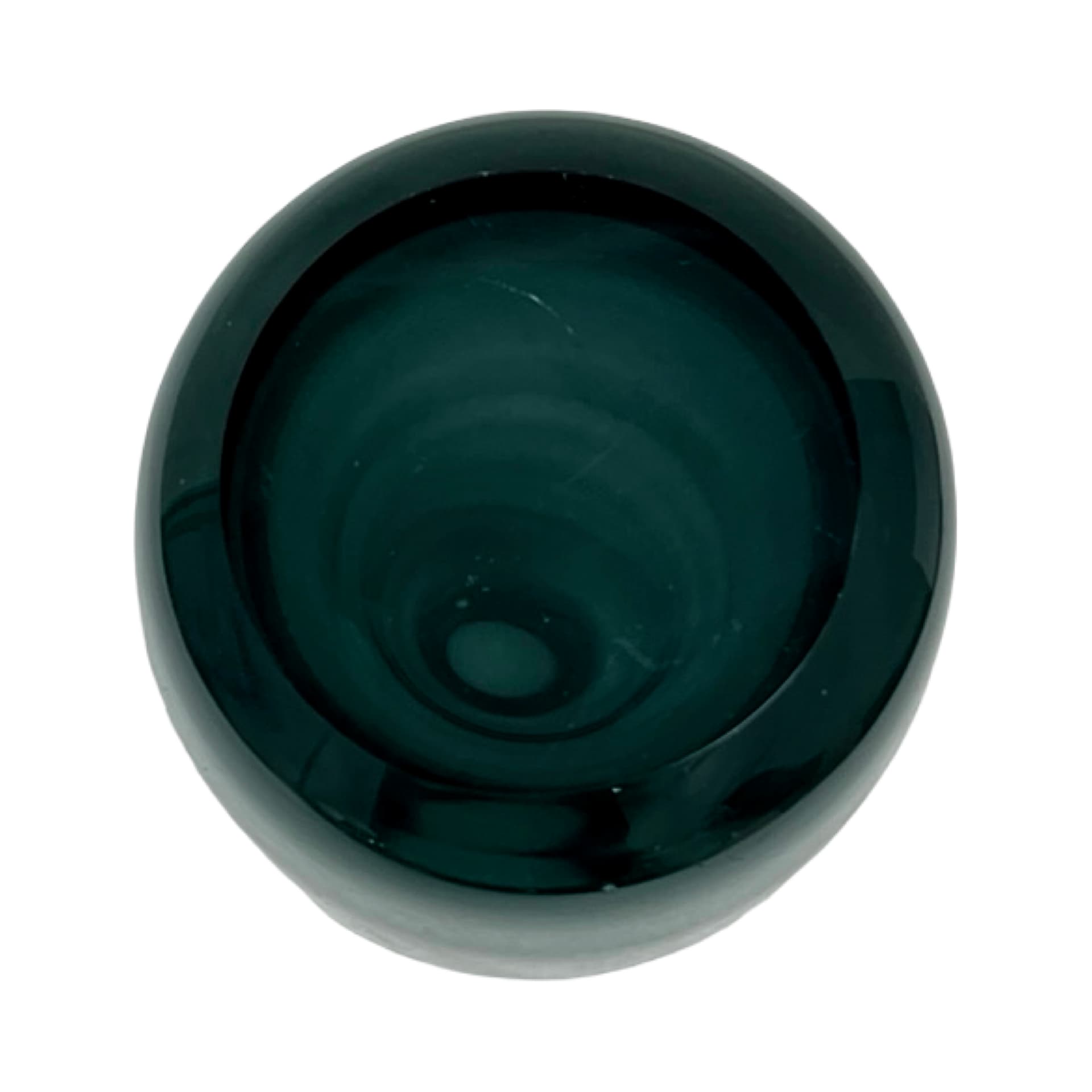 Vase Turmalin, green, glass, by W. Wagenfeld, WMF, Germany, 1960s - 348023