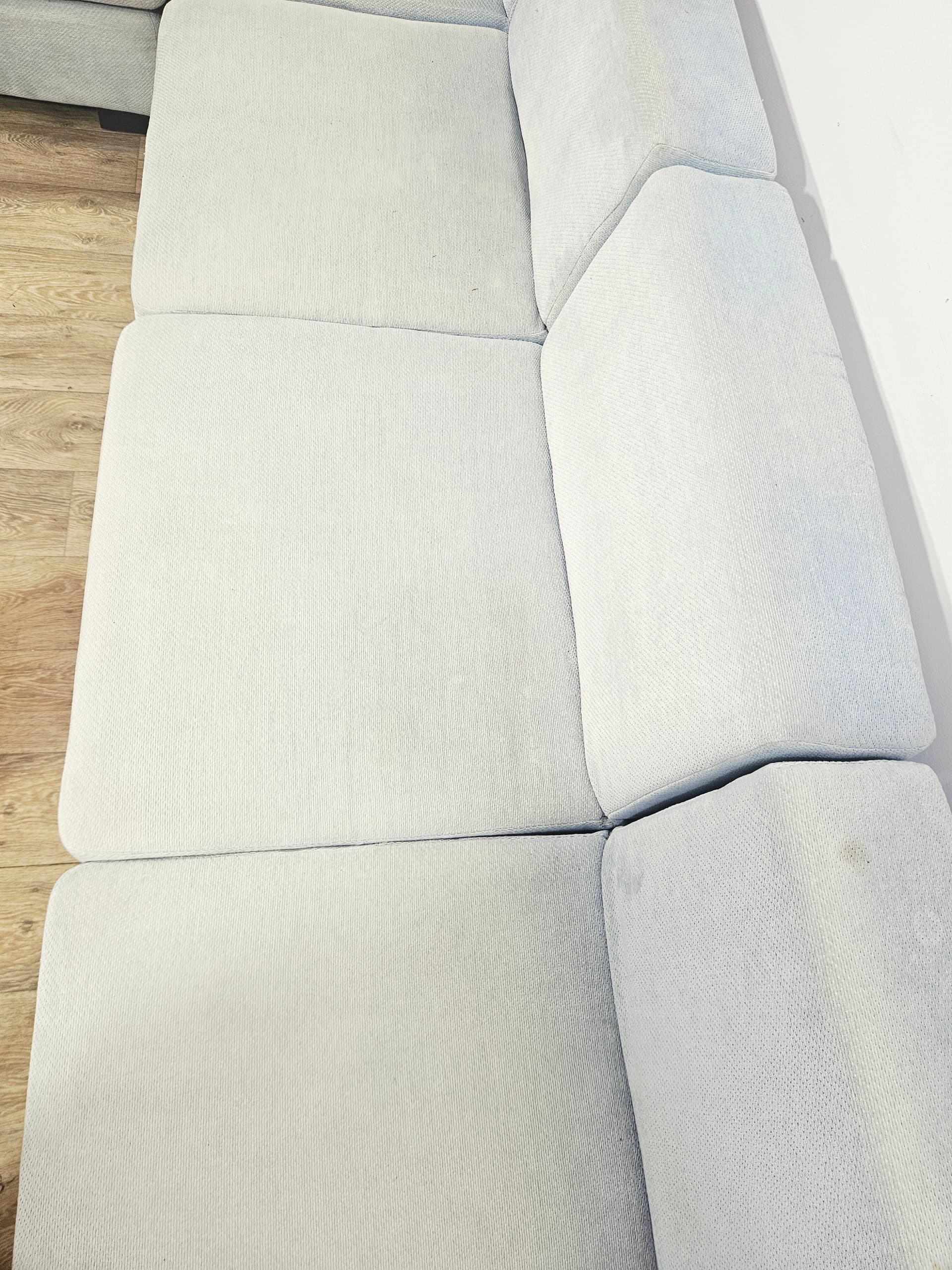 Modular corner sofa set, Rolf Benz, blue velvet, 1970s - 348077