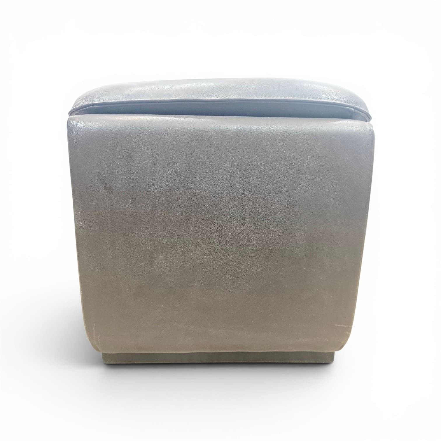 Pouf, vintage, brown leather, de Sede - 348104