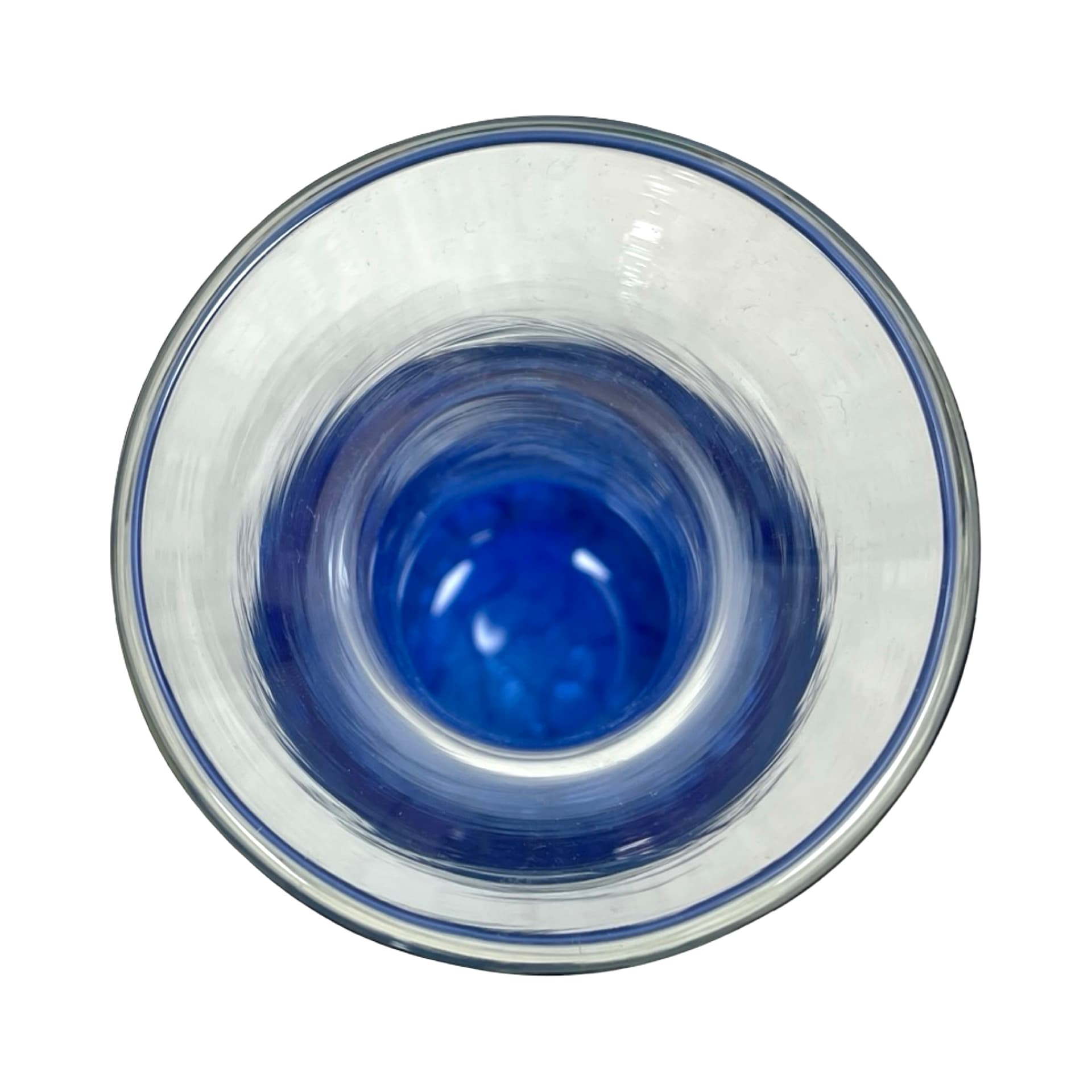 Vase Flirt, blue transparent glass, Ritzenhoff und Breker, Germany, 1990s - 348579