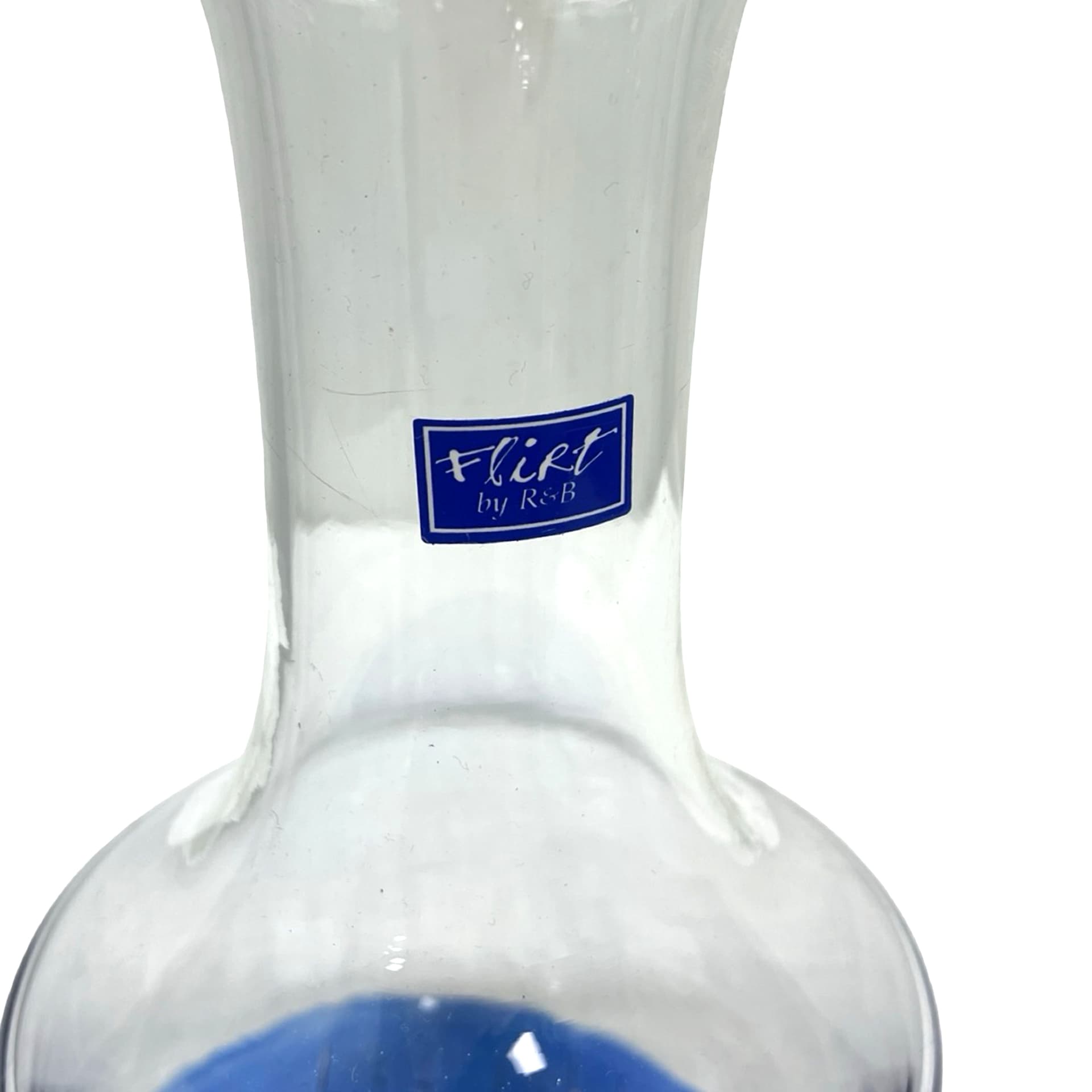 Vase Flirt, blue transparent glass, Ritzenhoff und Breker, Germany, 1990s - 348582