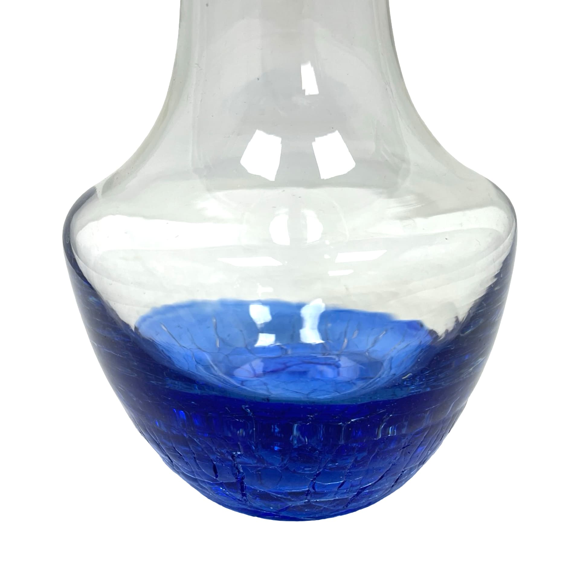 Vase Flirt, blue transparent glass, Ritzenhoff und Breker, Germany, 1990s - 348580