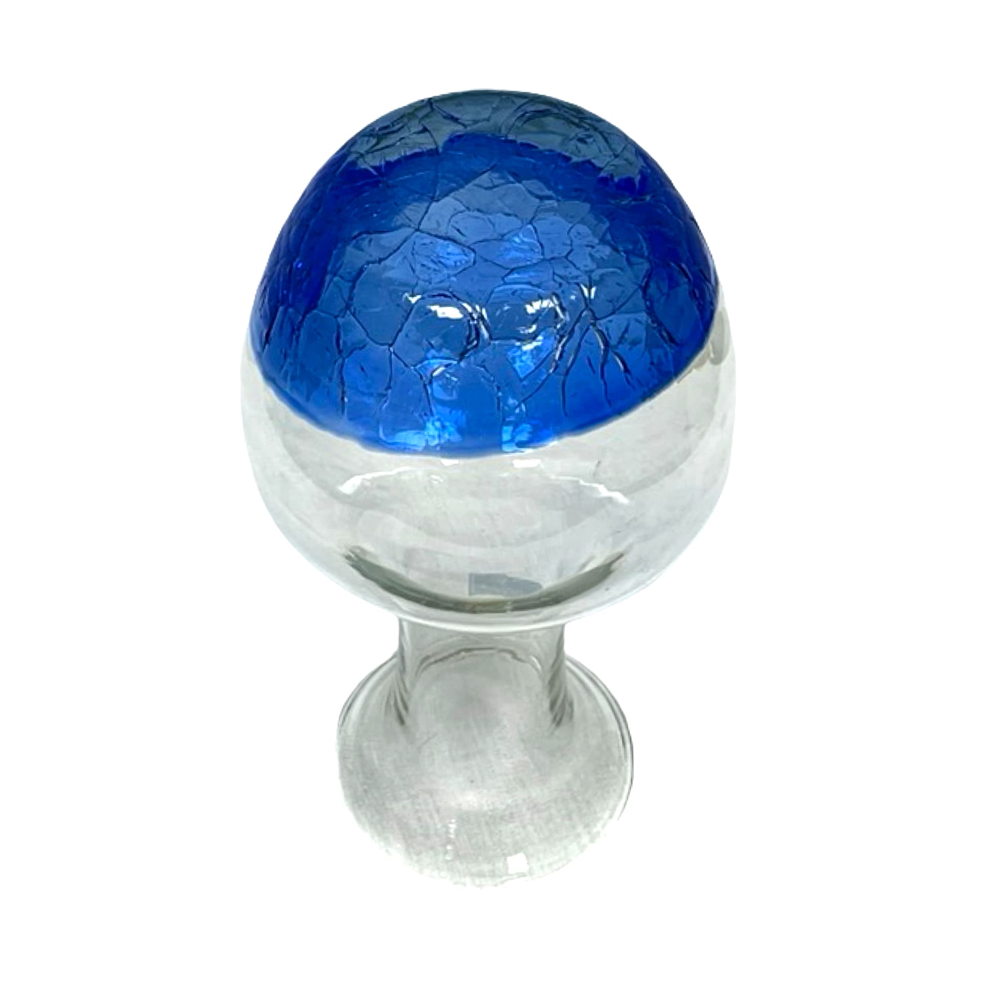 Vase Flirt, blue transparent glass, Ritzenhoff und Breker, Germany, 1990s - 348577