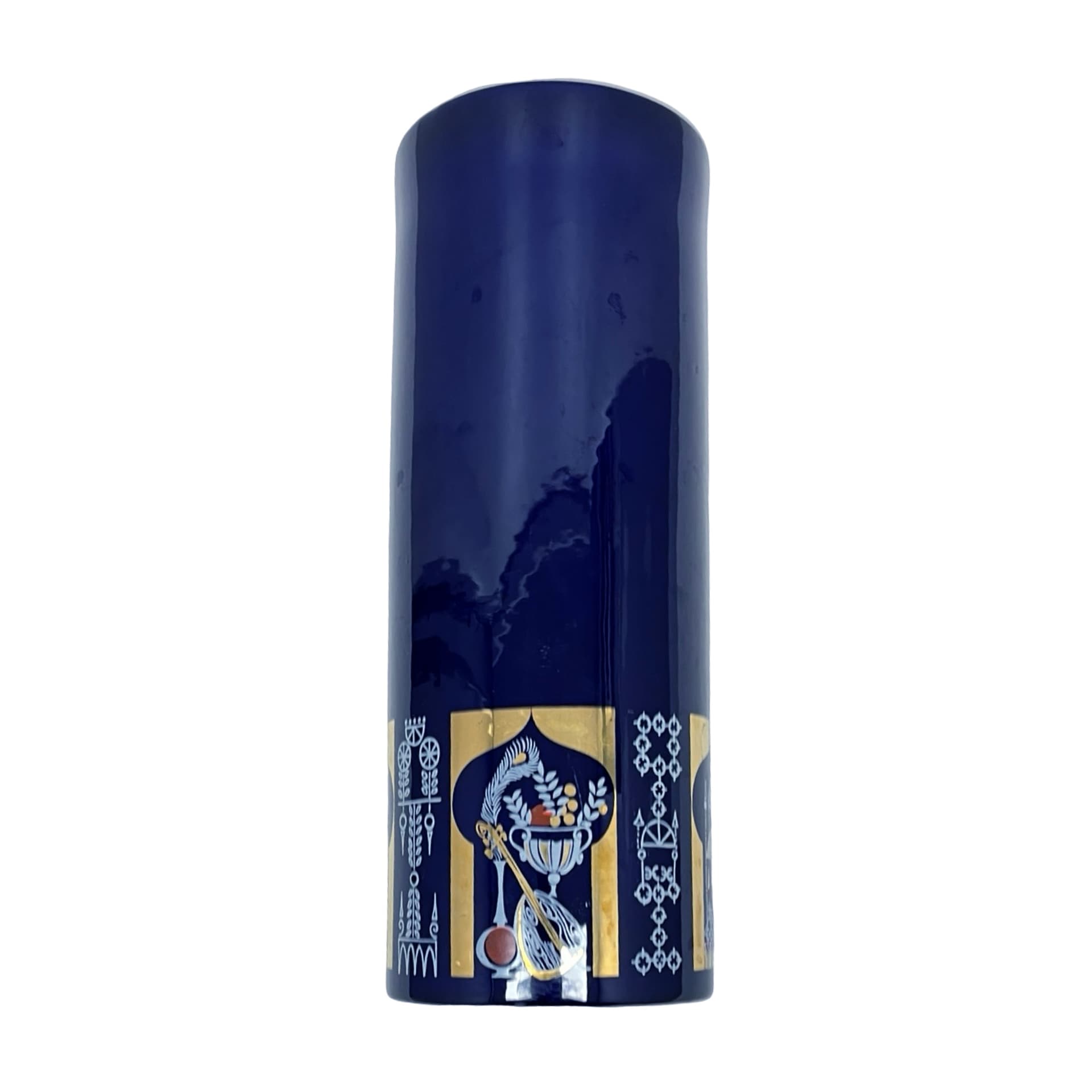 Vase KEUCK Türkisch Mokka, cobalt blue, ceramics, Germany, 1970s. - 348599