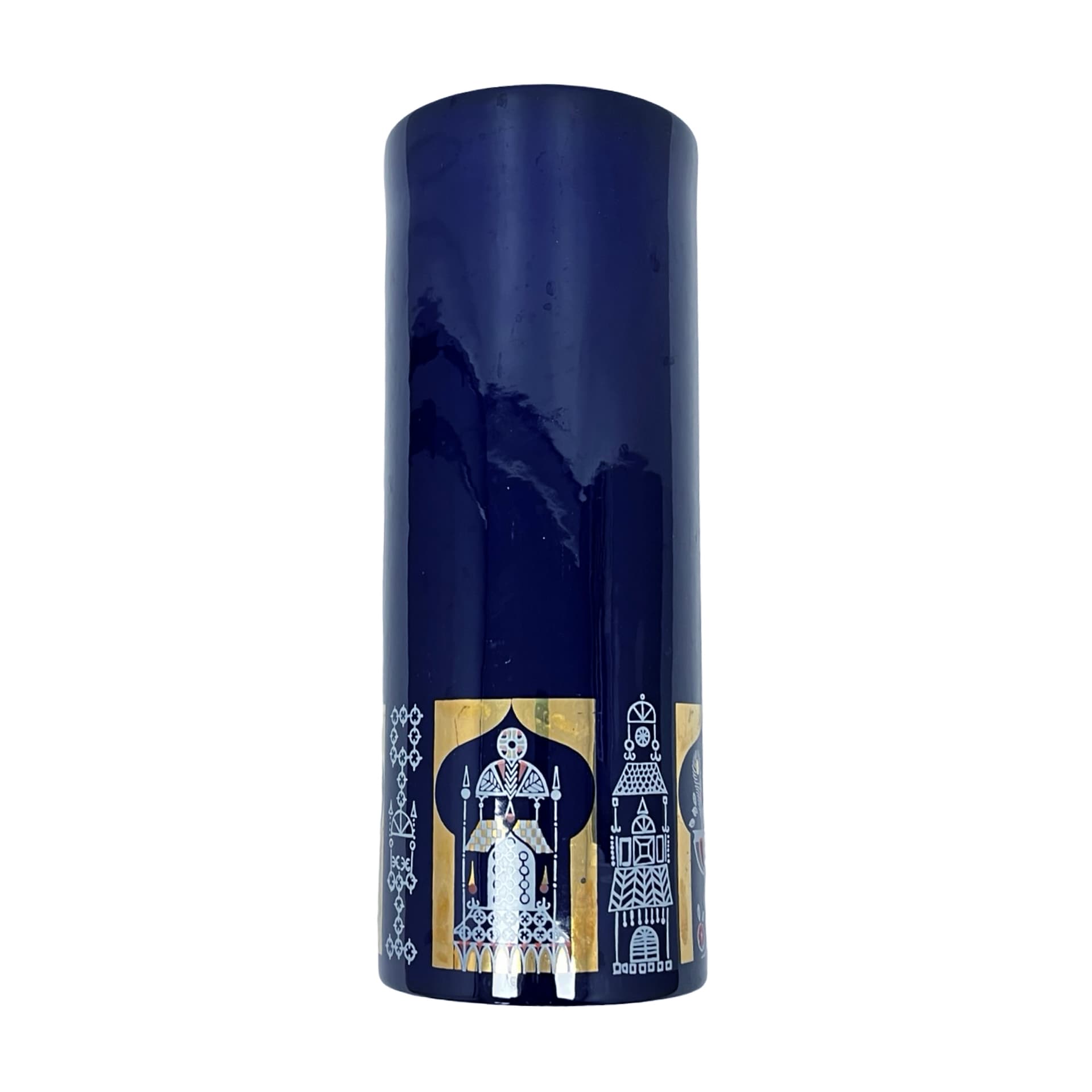 Vase KEUCK Türkisch Mokka, cobalt blue, ceramics, Germany, 1970s. - 348600