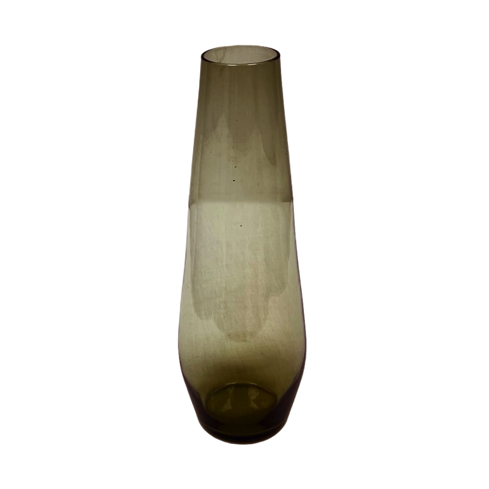 Vase Turmalin, green, crystal, by W. Wagenfeld, WMF, Germany, 1960s. - 348637