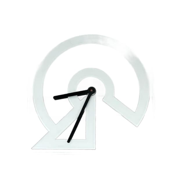 Wall clock, mirrored silver, glass, Kienzle, Germany, 1980s. - DIMENSION