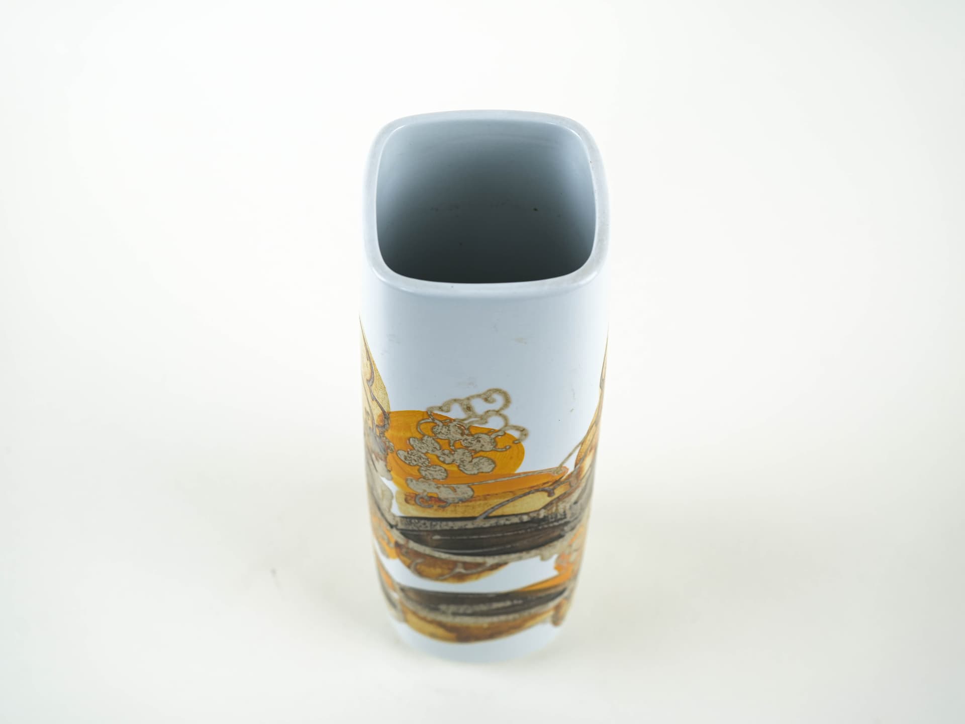 Vase, white porcelain, Royal Copenhagen, Denmark, 1960s. - 349154