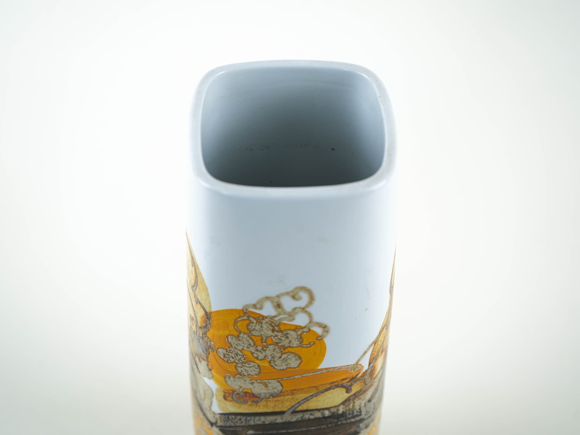 Vase, white porcelain, Royal Copenhagen, Denmark, 1960s. - 349160