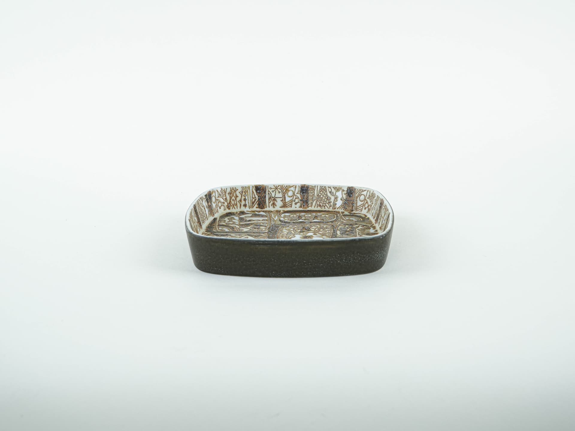 Bowl, brown ceramic, Royal Copenhagen, Denmark, 1960s. - 349197