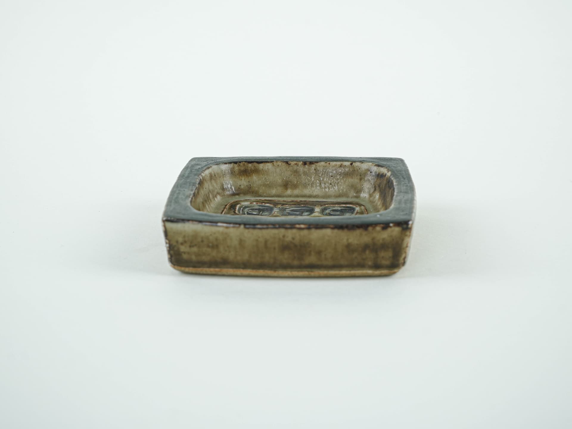 Bowl, olive ceramic, Royal Copenhagen, Denmark, 1960s - 349251