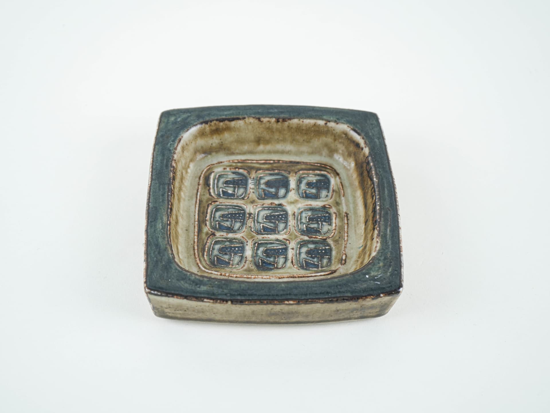 Bowl, olive ceramic, Royal Copenhagen, Denmark, 1960s - 349254