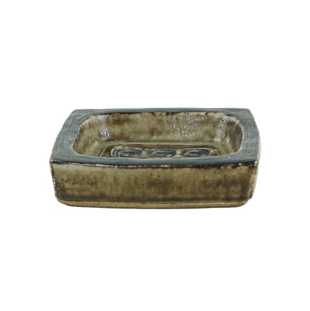 Bowl, olive ceramic, Royal Copenhagen, Denmark, 1960s - DIMENSION
