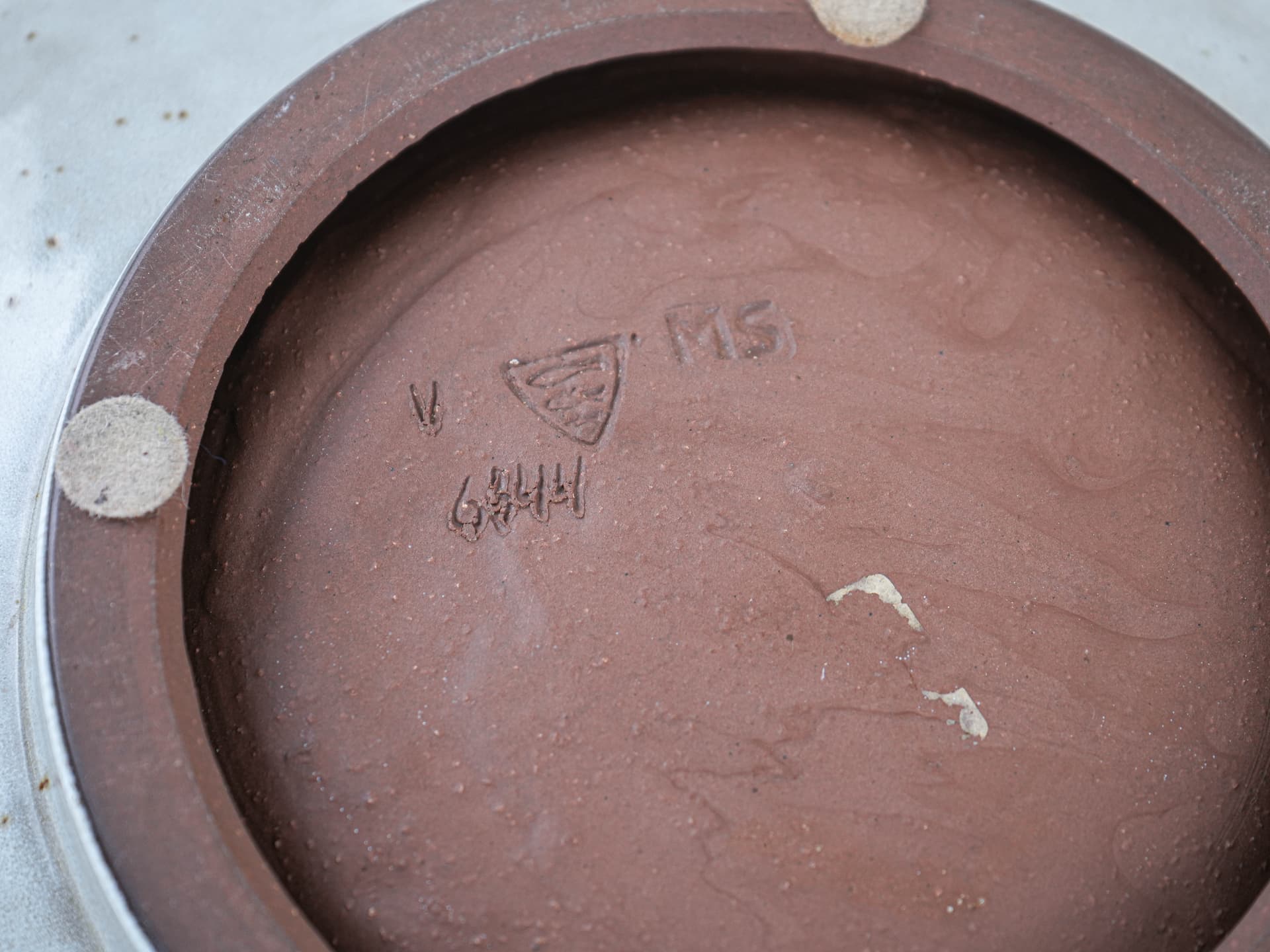 Bowl, white brown stoneware, by M. Starck, Michael Andersen & Søn, Denmark, 1970s. - 349285