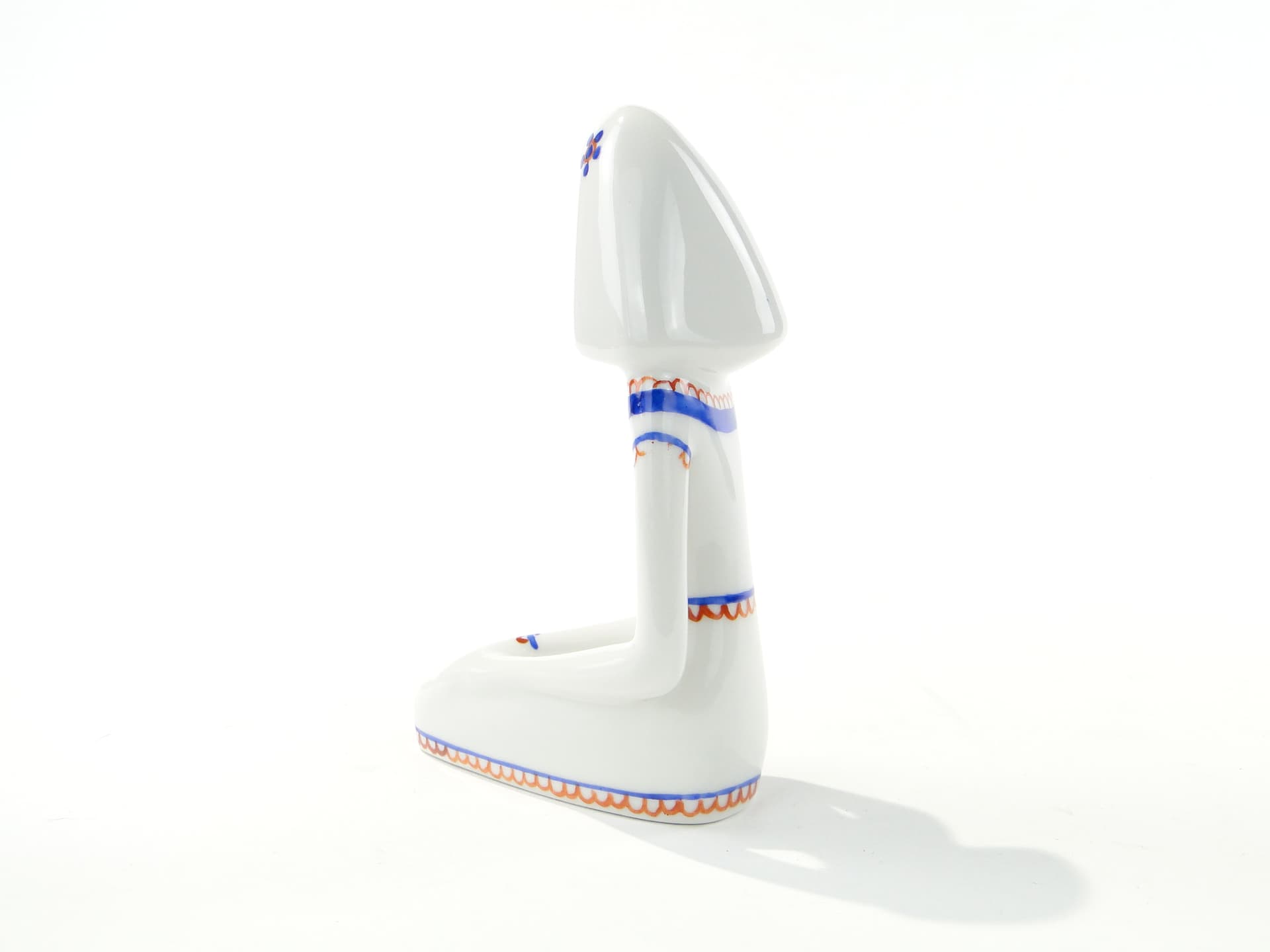 Figurine Egipcjanka, white porcelain, by E. Trzewik-Drost, Zakłady Porcelany Bogucice, Poland, 1960s. - 349372