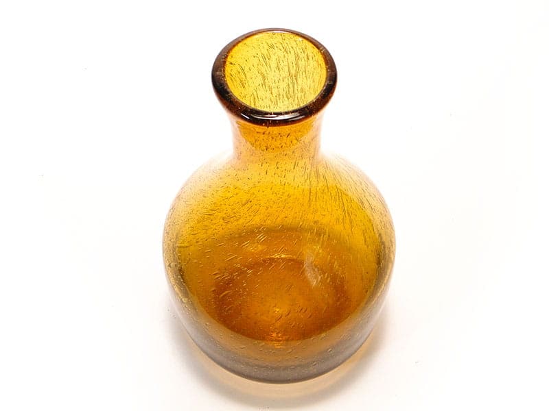 Bottle Antico, amber, soda-lime glass, by Z. Horbowy, Huta Szkła 'Sudety', Poland, 1970s - 349435
