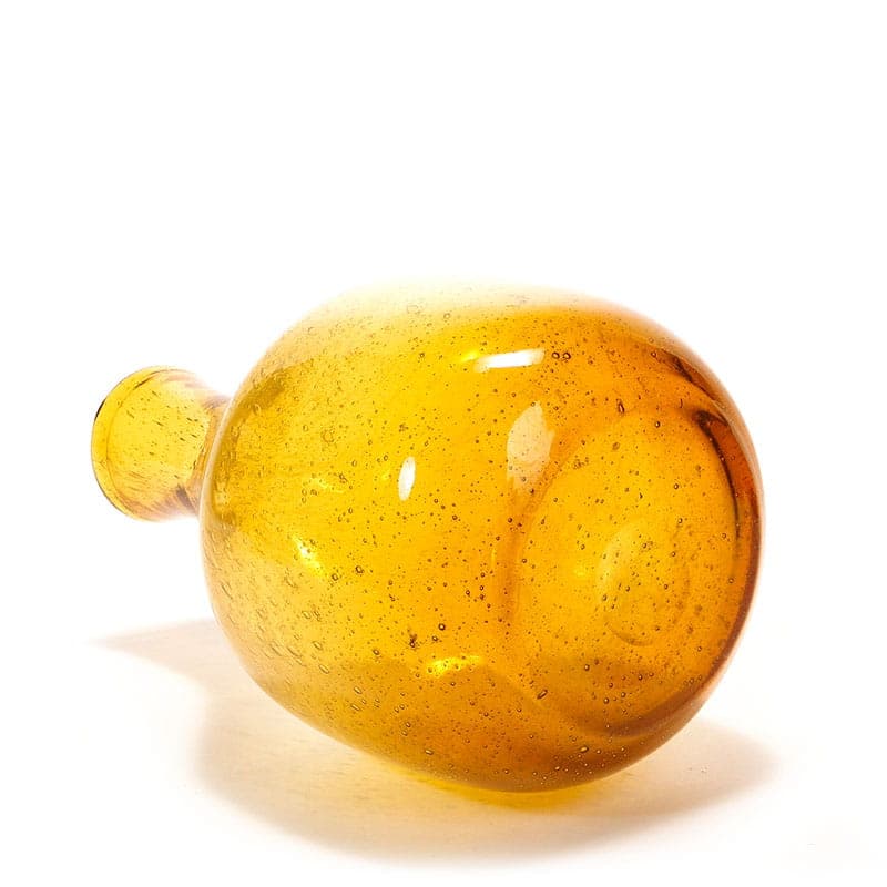 Bottle Antico, amber, soda-lime glass, by Z. Horbowy, Huta Szkła 'Sudety', Poland, 1970s - 349432