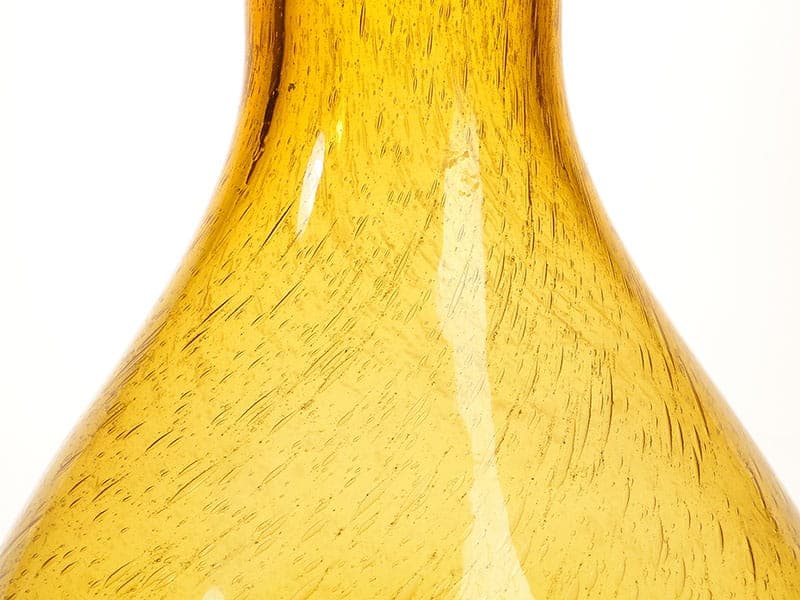 Bottle Antico, amber, soda-lime glass, by Z. Horbowy, Huta Szkła 'Sudety', Poland, 1970s - 349427