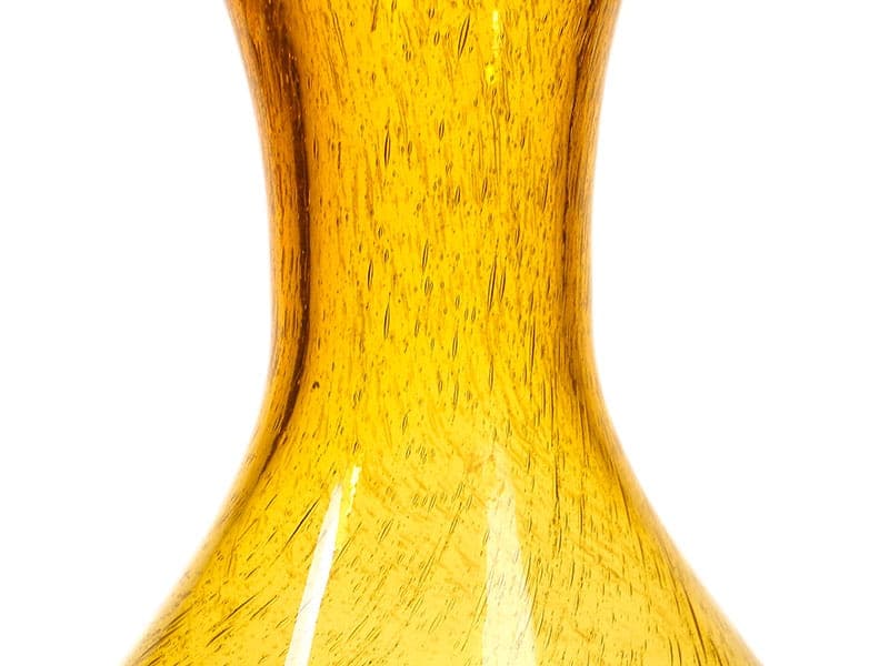 Bottle Antico, amber, soda-lime glass, by Z. Horbowy, Huta Szkła 'Sudety', Poland, 1970s - 349434